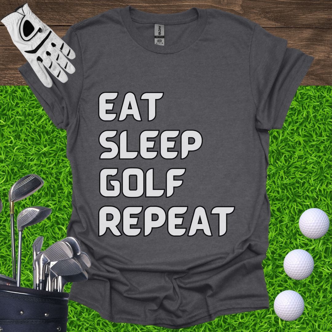 Eat Sleep Golf Repeat T-Shirt