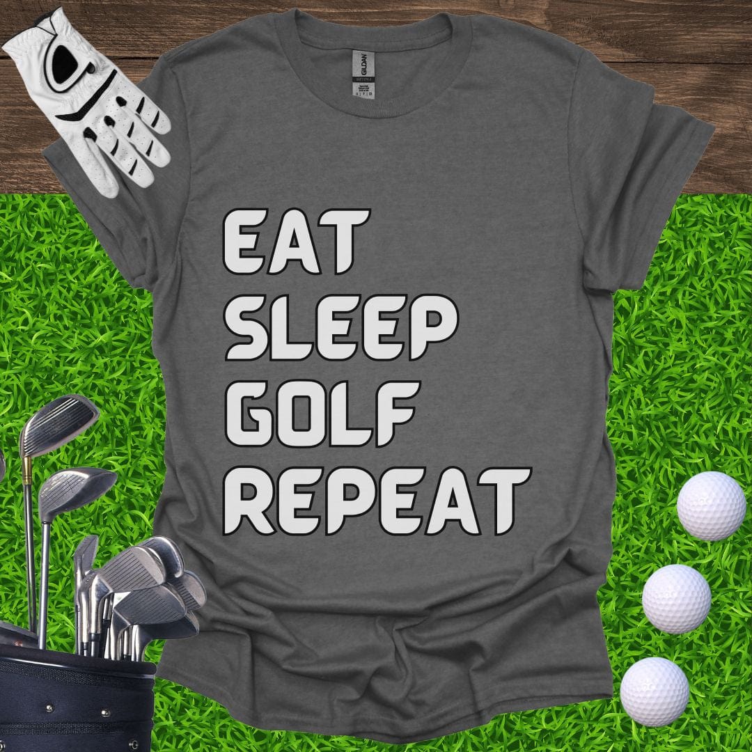 Eat Sleep Golf Repeat T-Shirt
