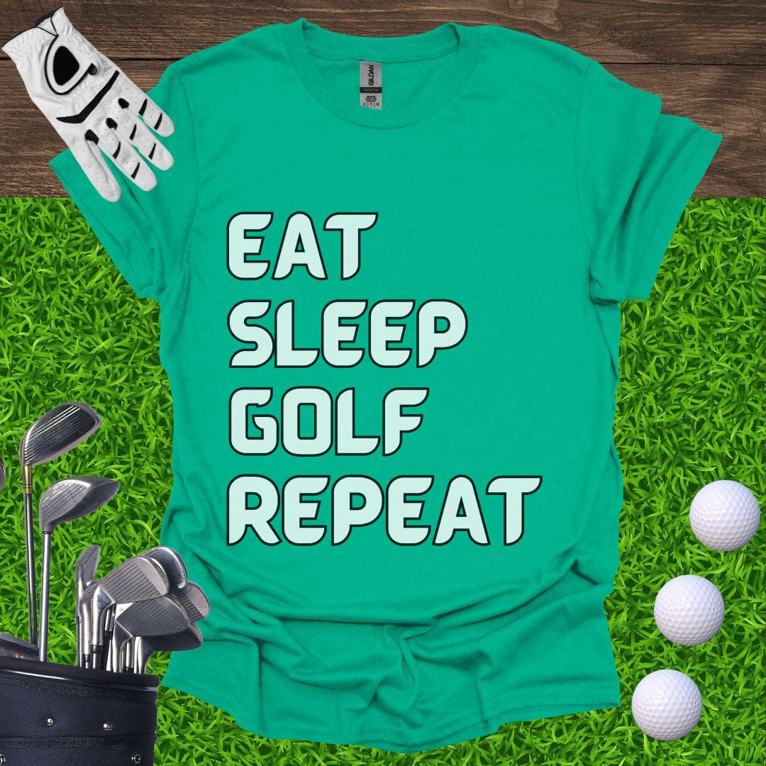 Eat Sleep Golf Repeat T-Shirt