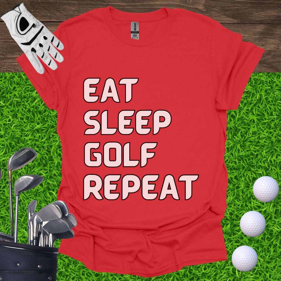Eat Sleep Golf Repeat T-Shirt