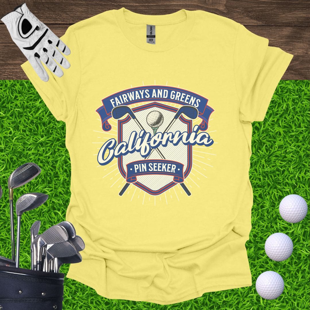 Fairways And Greens Pin Seeker T-Shirt (Personalize It)