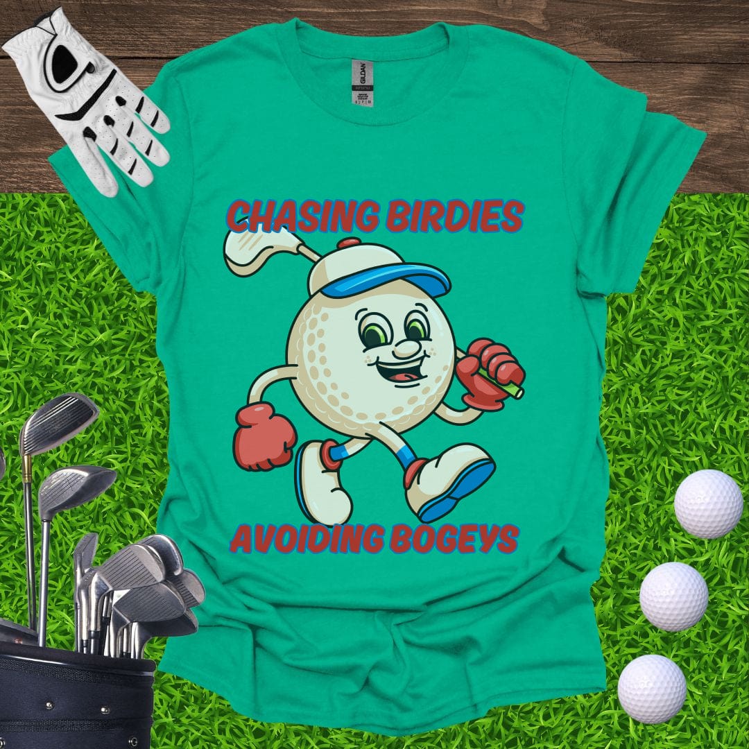 Chasing Birdies, Avoiding Bogeys T-Shirt