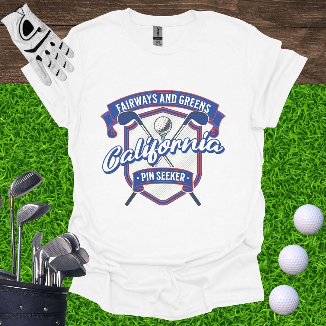 Fairways And Greens Pin Seeker T-Shirt (Personalize It)